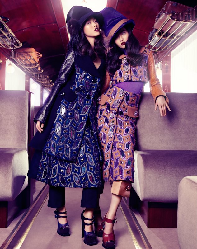 Louis Vuitton FW 2011 Ad Campaign – Violeta Purple