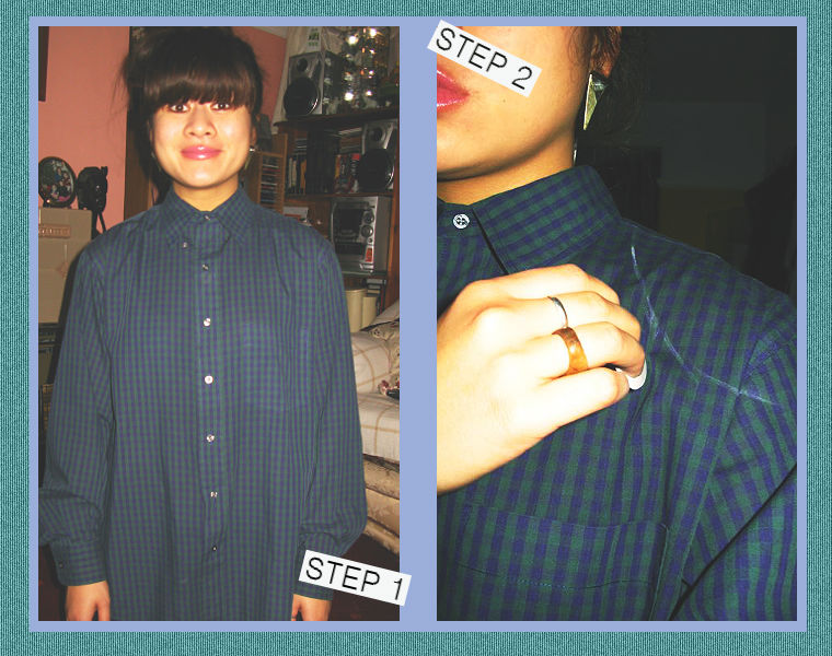 DIY Cut-Out Button-Up Shirt (No Sewing Required) : 5 Steps (with